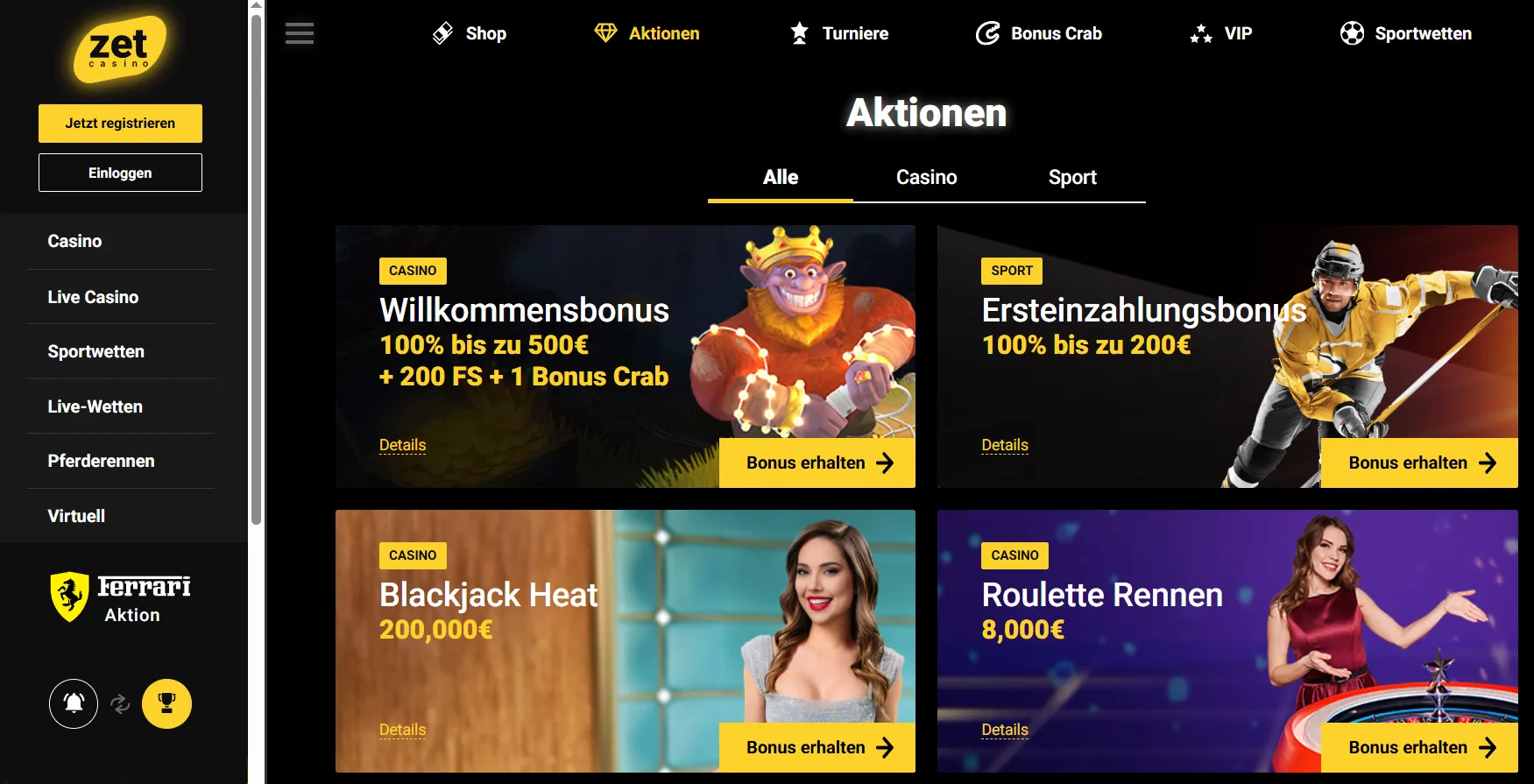 Boni im Eye of Horus Slot