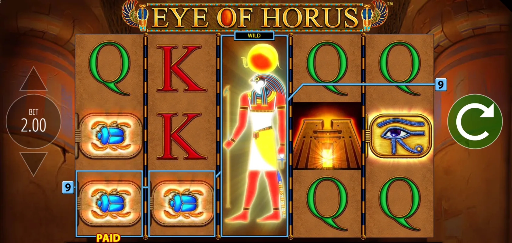 Vergleich von Eye of Horus mit anderen Slots
